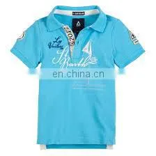 Pique cotton kids polo tshirts