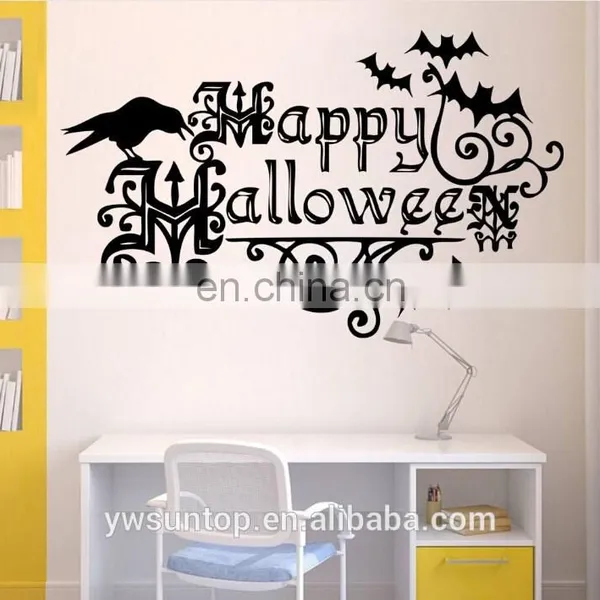 Halloween Theme Crow and Bat Window/Wall Sticker Halloween Decoration Home Decoration photo-3