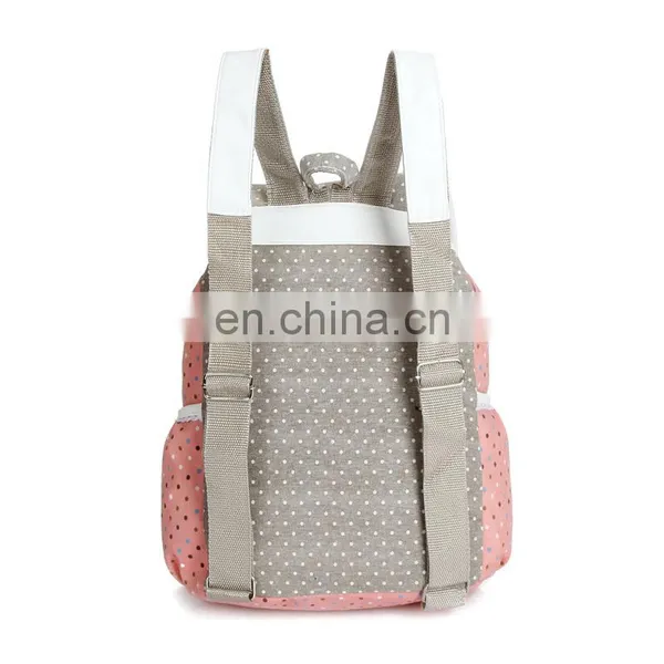 Fashion Canvas Travel Bag Girls School Backpack Bag photo-6