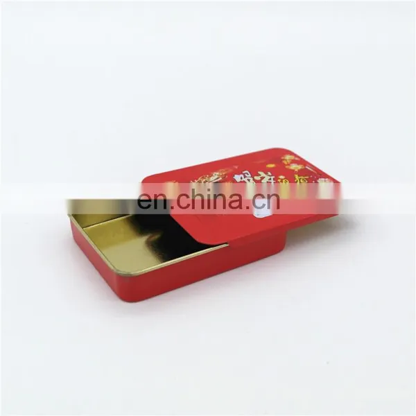 Chewing Gum Tin Box With Sliding Lid,candy Tin Box With Sliding Lid photo-2