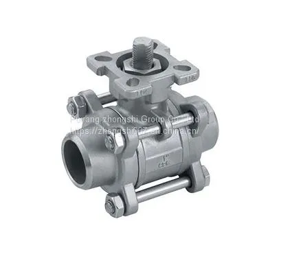 Трехъярусный сварной шаровой клапан типа Welded Ball Valve с высоким монтажным упором
