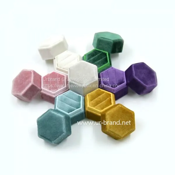 Custom Velvet Vintage Ring Box,suede Earring Gift Box,velvet Ring Boxes With Logo photo-2