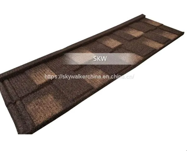 Stone Coated Metal Roof Tile - Rustic Hickory Metal Shingles