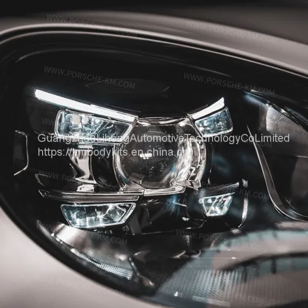 Fit for 2014-2017 Macan 95B.1 Upgrade 2018-up 95B.2 Style High Configuration LED Headlight Headlamp Replacement 95B photo-5