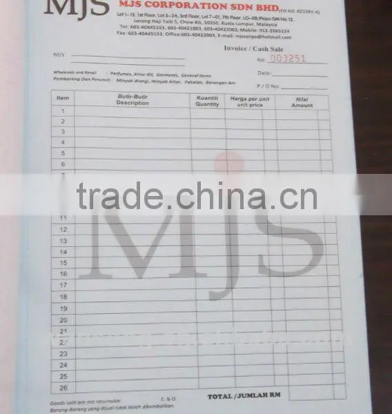 Quickly Printing Service of Invoice Printing , Carbonless Invoice Book photo-2