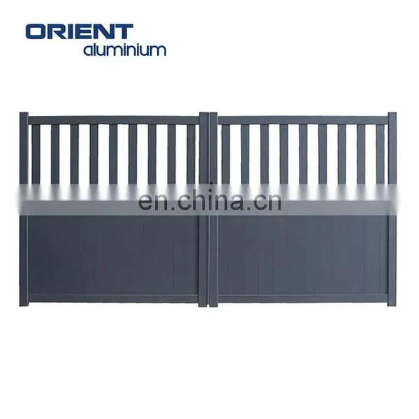 Newly House Morden Gate Design ,aluminium Horizontal Double Swing Gate Design .