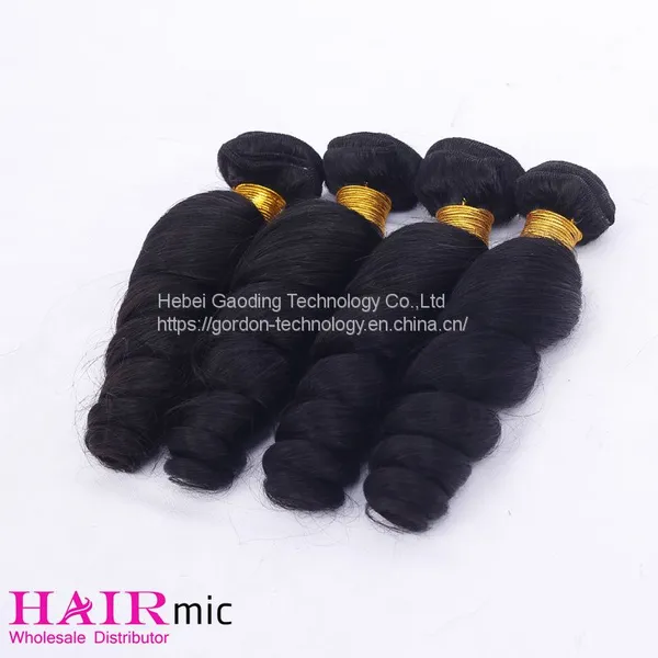 Natraul Color Loose Wave Human Hair Bundle Hair Weft photo-3