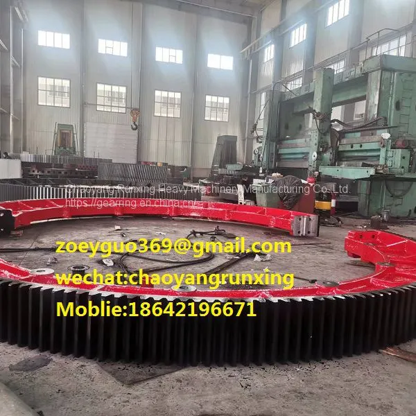 Customized Casting Steel Girth Gear for Ball Mill Rotary Kiln Dryer photo-4