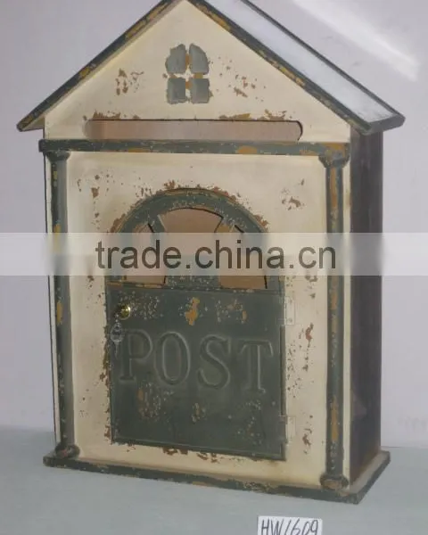 Wooden Post Box