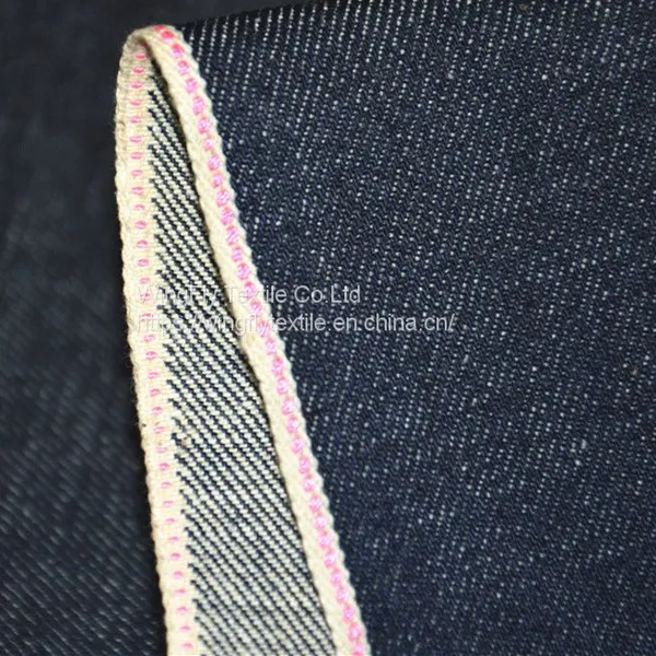 14.5oz Factory Stretch Selvedge Denim Jeans Men Fabric W38083