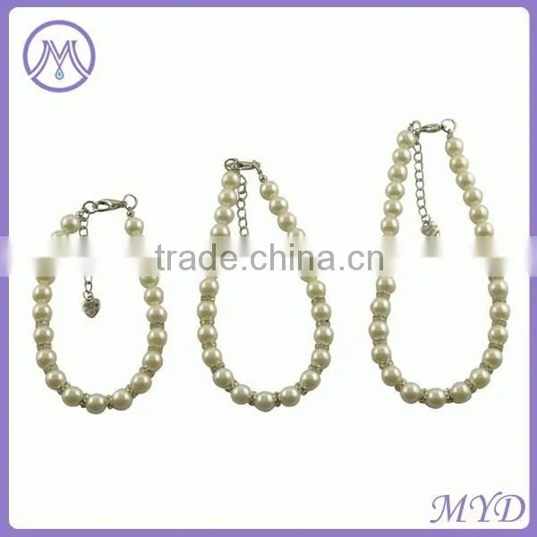 Customized Metal Pearl Pendant Necklace for Pet Dog Cat photo-3