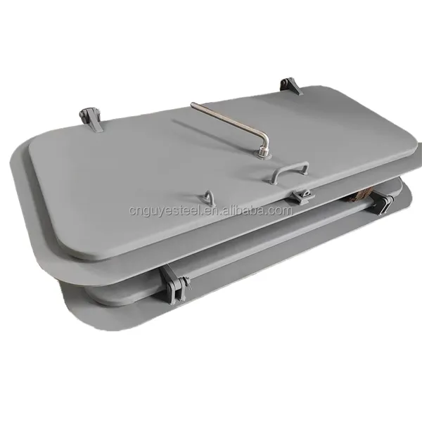 Customized Single Handle Steel Door for Ships Watertight and 12V Marine Product photo-4