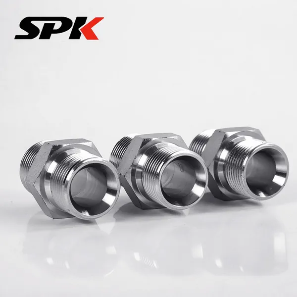 British Standard Flared Recessed Straight Transition Fitting, High-Pressure Oil Tube Adapter, C-Type/D-Type/H-Type Ferrule-Type Tube Fitting photo-4