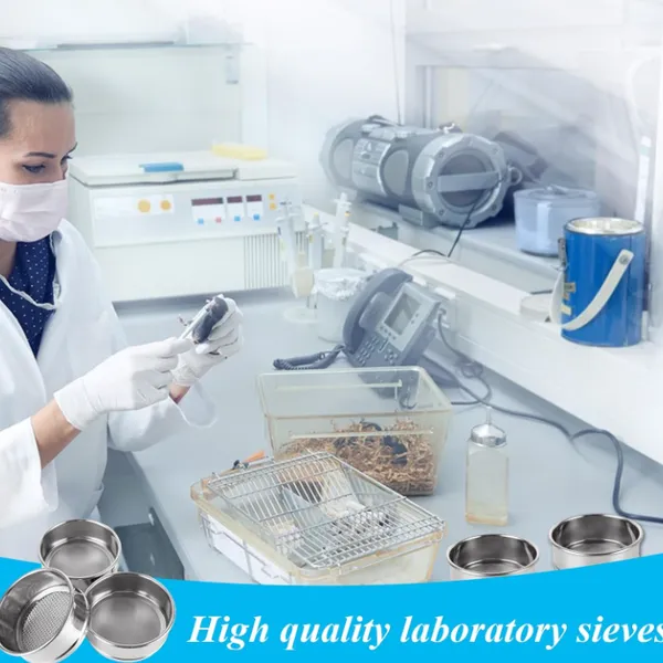 Lab Sieves 304 Stainless Steel Test Sieves 300 Mesh 0.05mm, 100 Mesh 0.154mm, 10 Mesh 2mm Aperture Lab Standard Test Sieve Factory Direct photo-3
