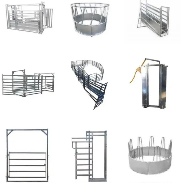 Australia Cheap Cattle Farm Fence Galvanized Iron Rails Welded Stainless Steel Aluminium Sheep Yard System