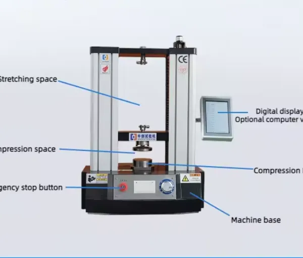 Zhongchuang 1000N 2000N Digital Automatic Coil Spring Compression Testing Machine High Precision Lab Equipment Manufacturer photo-4