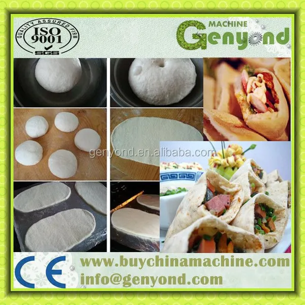 Factory Small Cheap Automatic Pita Bread Forming Baking Machine Arabic Bread Production Line for Sale photo-3