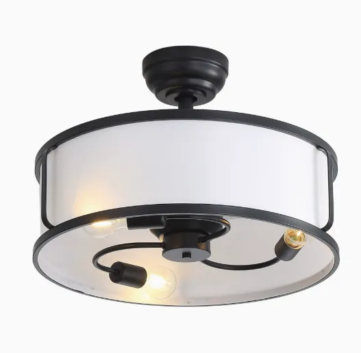 American retro fan light/study remote control DC variable frequency mute（Wechat:13510231336）