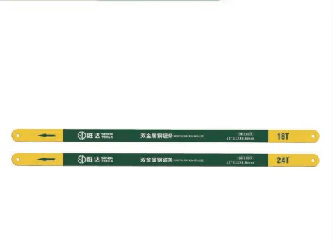 Bi‑Metal Hacksaw Blades, 18T/24T Elektronenstrahlgeschweißte Hartmaterialschneidblätter für Edelstahl und Legierungsstahl