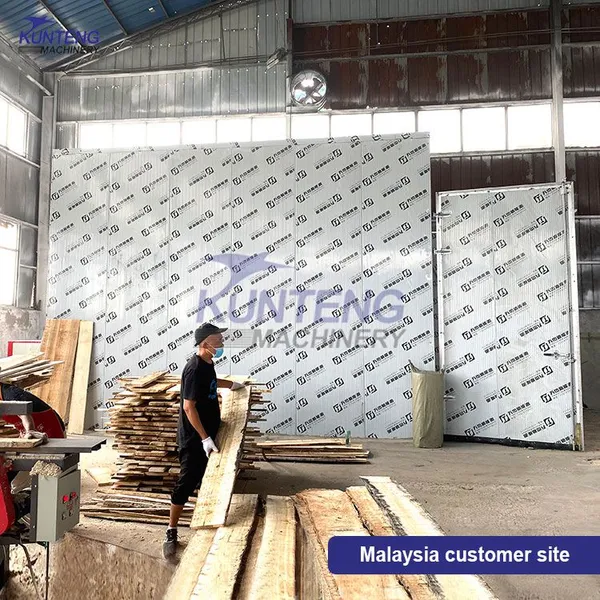 Customizable Professional Poplar White Wax Wood Boards Paper Tube Drying Kiln EPC photo-2