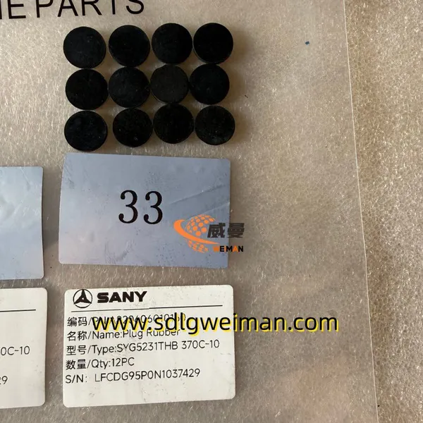 Sany Original Plug Rubber A820606010160 For Sany Truck Concrete Pump