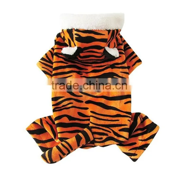 Yellow Dog Tiger Clothes With Warp-knitted Velvet Fit for Spring Autumn and Winter photo-4