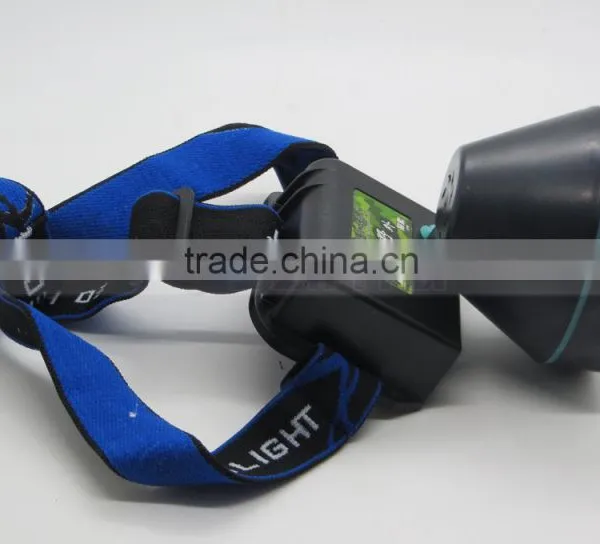 Super Power Fishing Camping Big Flashlight LED Waterproof Headlamp photo-6