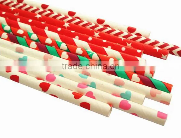 Drinking Paper Straws/Eco-friendly Paper Straws/Wedding Party Paper Straws