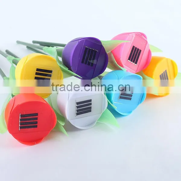 Solar Flower Shape Christmas Lights Led Flower Light