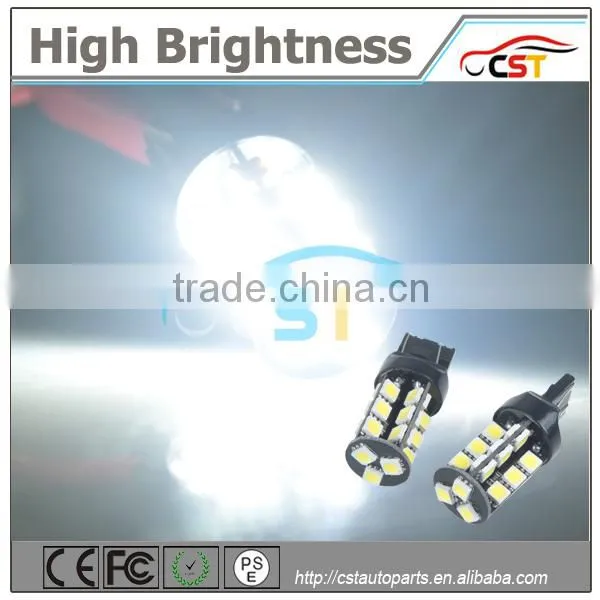Best Offer Nonpolar Canbus LED Lamp Bulb T20 7440/7443 5050 27SMD 12V Led Lamp Bulb photo-6
