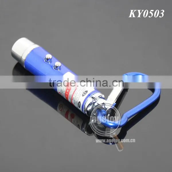 3 in 1 Mini LED Flashlight Torch Lamp Aluminum Carabiner Personality UV Money Detector Electric LED Light Keyring Led Torch photo-2