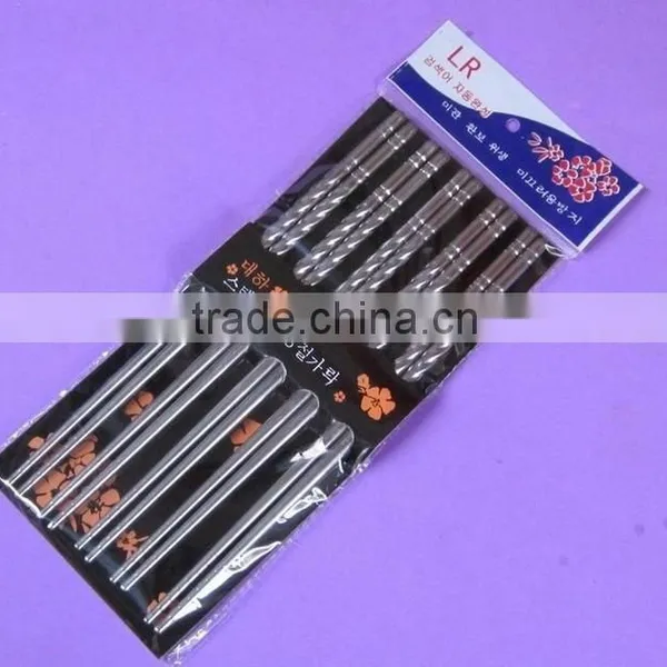 C127 Fashion Top Grade Wholesale Stainless Steel Chopsticks photo-3