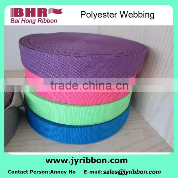 Handbag material manufacturer polyester webbing
