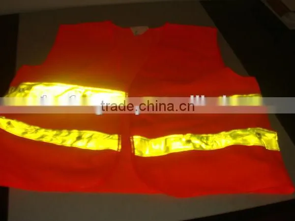 Road Safety Warning Red High Visibility Vest photo-6