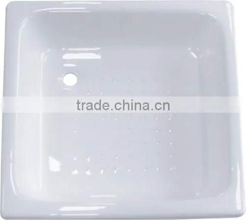cheap price square cast iron shower pan