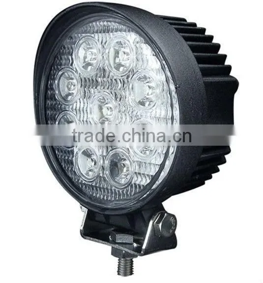 27w Round Working Lamp 30/60 Degree Spot Beam LED Work Light photo-3