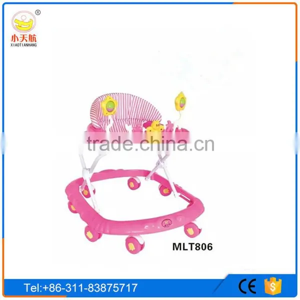 Hot Selling Lovely Baby Walker With Light and Music/Cheap 8 Wheels Baby Walker photo-2