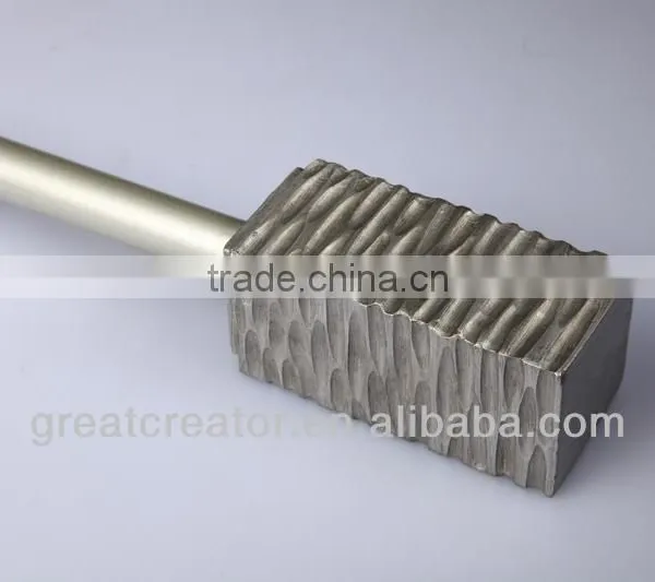 Contemporary Drapery Hardware Decorative Drapery Rods Designer Curtain Finials With Steel Pipes photo-2