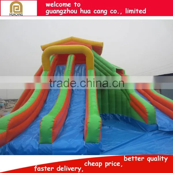 Large Size Outdoor Inflatable Kids Slide Wather Slide photo-3