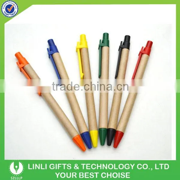 Best Selling Brand Logo Paper Eco-friendly Pen photo-3