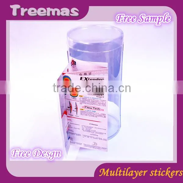 2015 New Production High Quality Multilayer Sticker