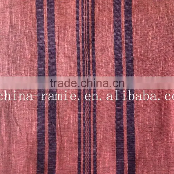 Dyed Ramie&cotton Woven Fabric photo-3