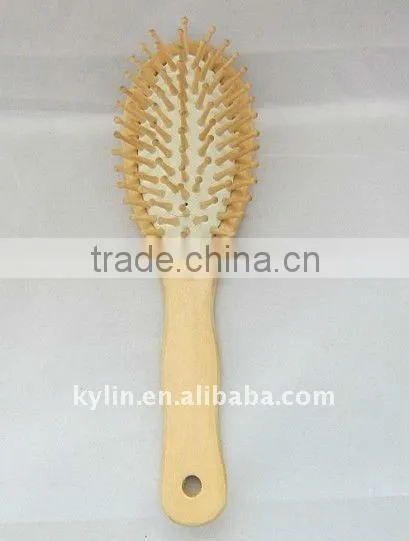 wooden hairbrush