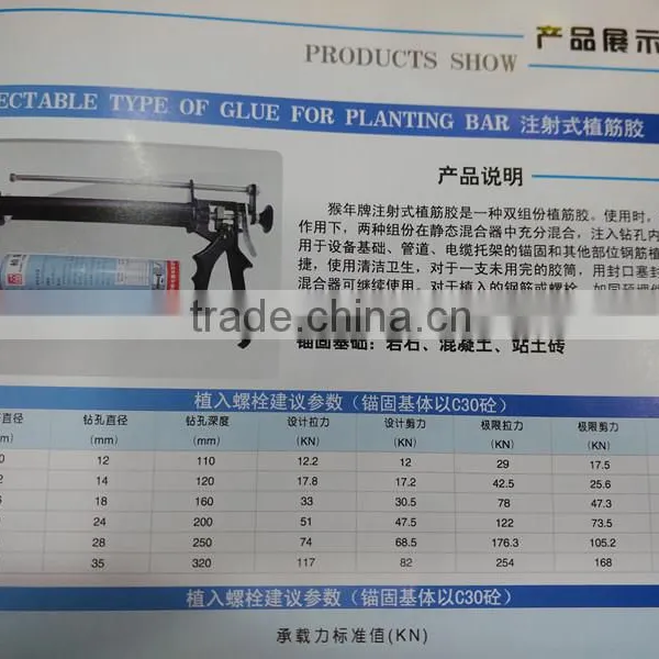 Hot Sale Inject Glue for Planting Bar photo-2