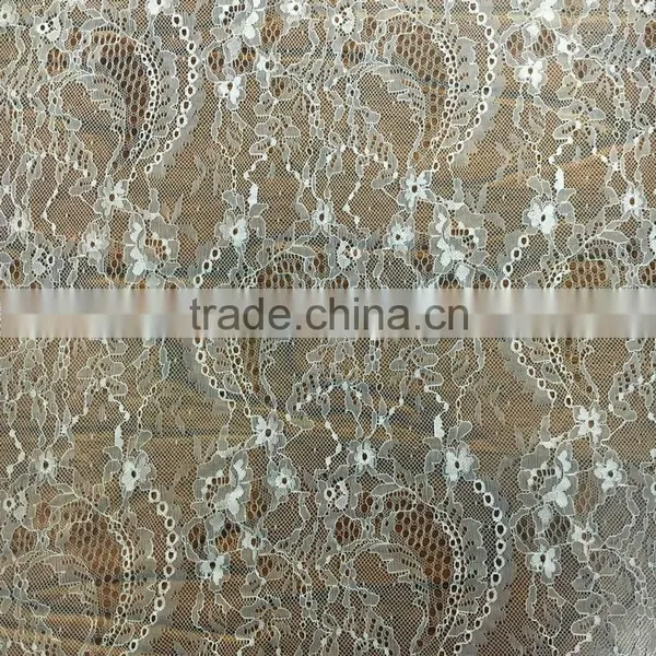 100% Nylon Warp-knitted Lace Fabric Factory Stock Supply 8870 photo-2
