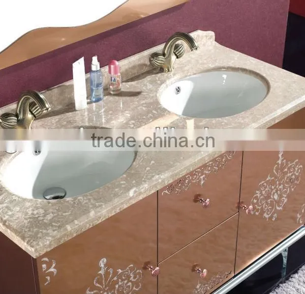 Bathroom Furniture Double Sinks Bathroom Cabinet photo-2