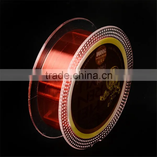 Glossy Fishing Tackle Oxblood Red 1000M Nylon Monofilament Fishing Line photo-4