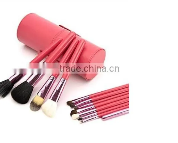 Professional 4 Colors New 12 Pcs Makeup Brush Cosmetic Make Up Brushes Set With Cup Holder Case Kit photo-4