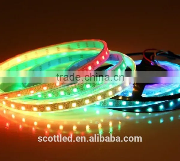 SMD5050 Led Light Strip WS2811 WS2812 LED Dream Color Strip Tape,WS2812B 60 Pixel 5050 RGB SMD DC5V photo-3
