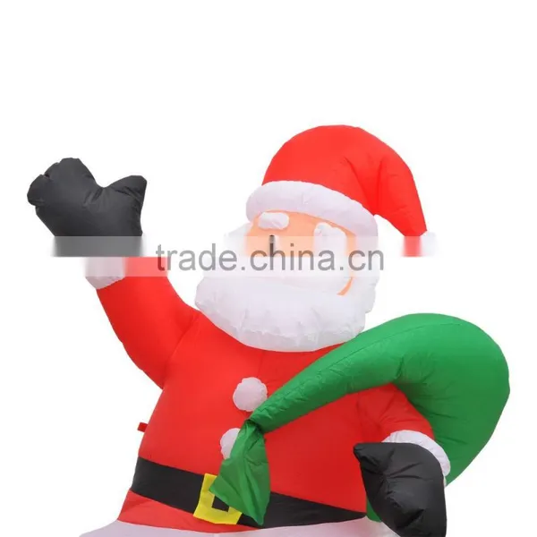 Inflatable Santa Claus in Chimney,customized Inflatable Santa Claus for Christmas photo-4